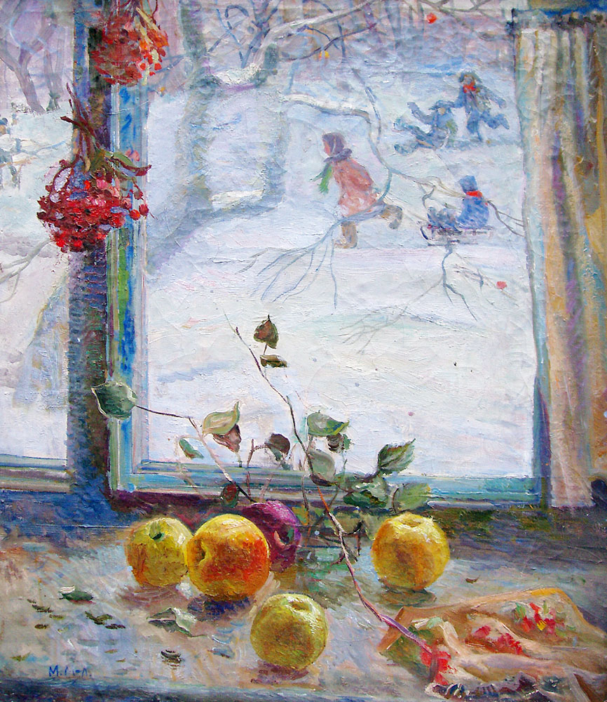 «Зима в Седневі». 1985. Полотно, олія